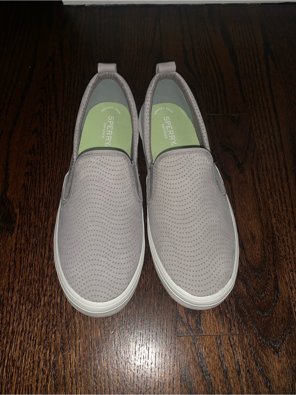 Sperry Women’s Slip-On Sneakers in Light Gray